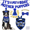 Dog Birthday Decorations Set Hat Bandana Bow Tie Banner Multi Size