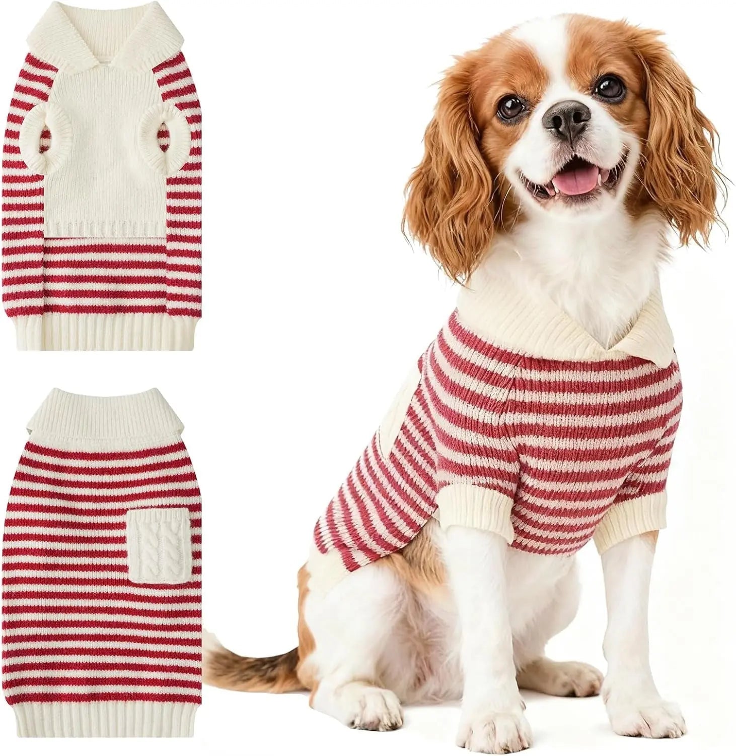 Small Dog Warm Turtleneck Cable Knit Sweater Thermal Pullover All Colors