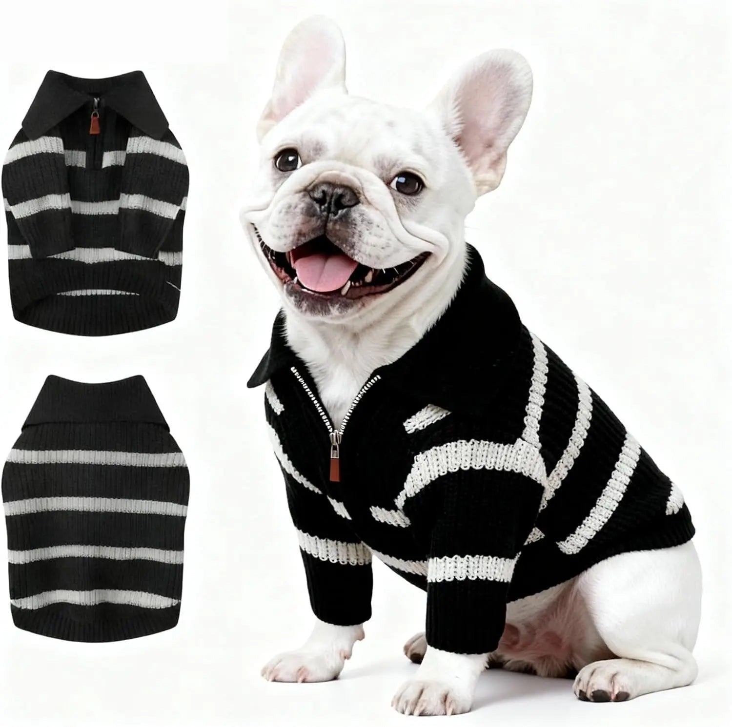 Small Dog Warm Turtleneck Cable Knit Sweater Thermal Pullover All Colors