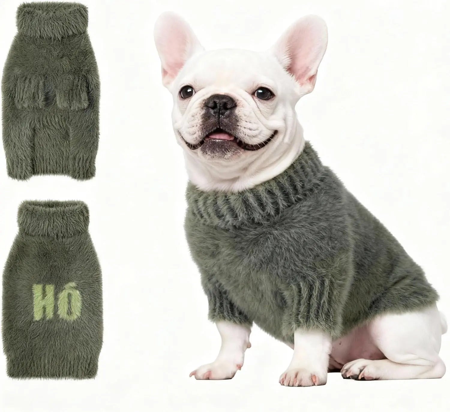 Small Dog Warm Turtleneck Cable Knit Sweater Thermal Pullover All Colors
