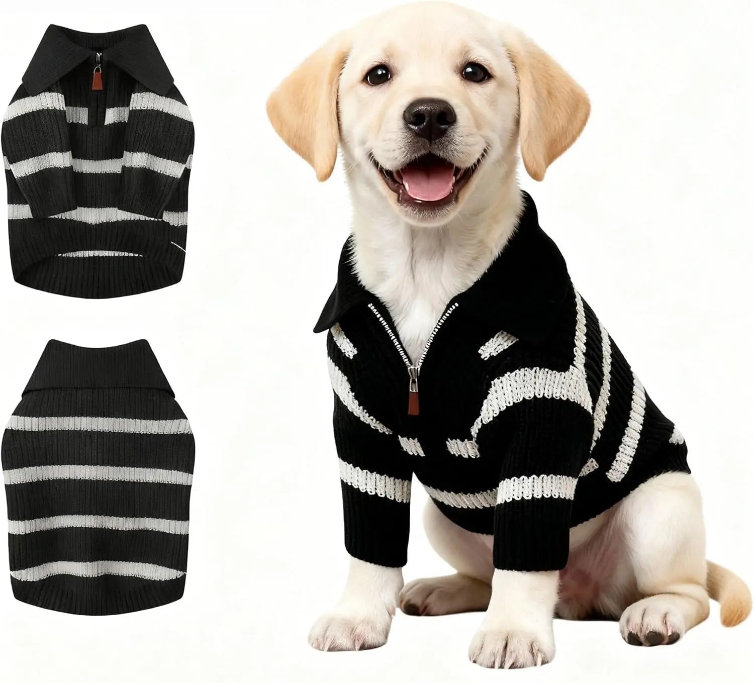 Small Dog Warm Turtleneck Cable Knit Sweater Thermal Pullover All Colors
