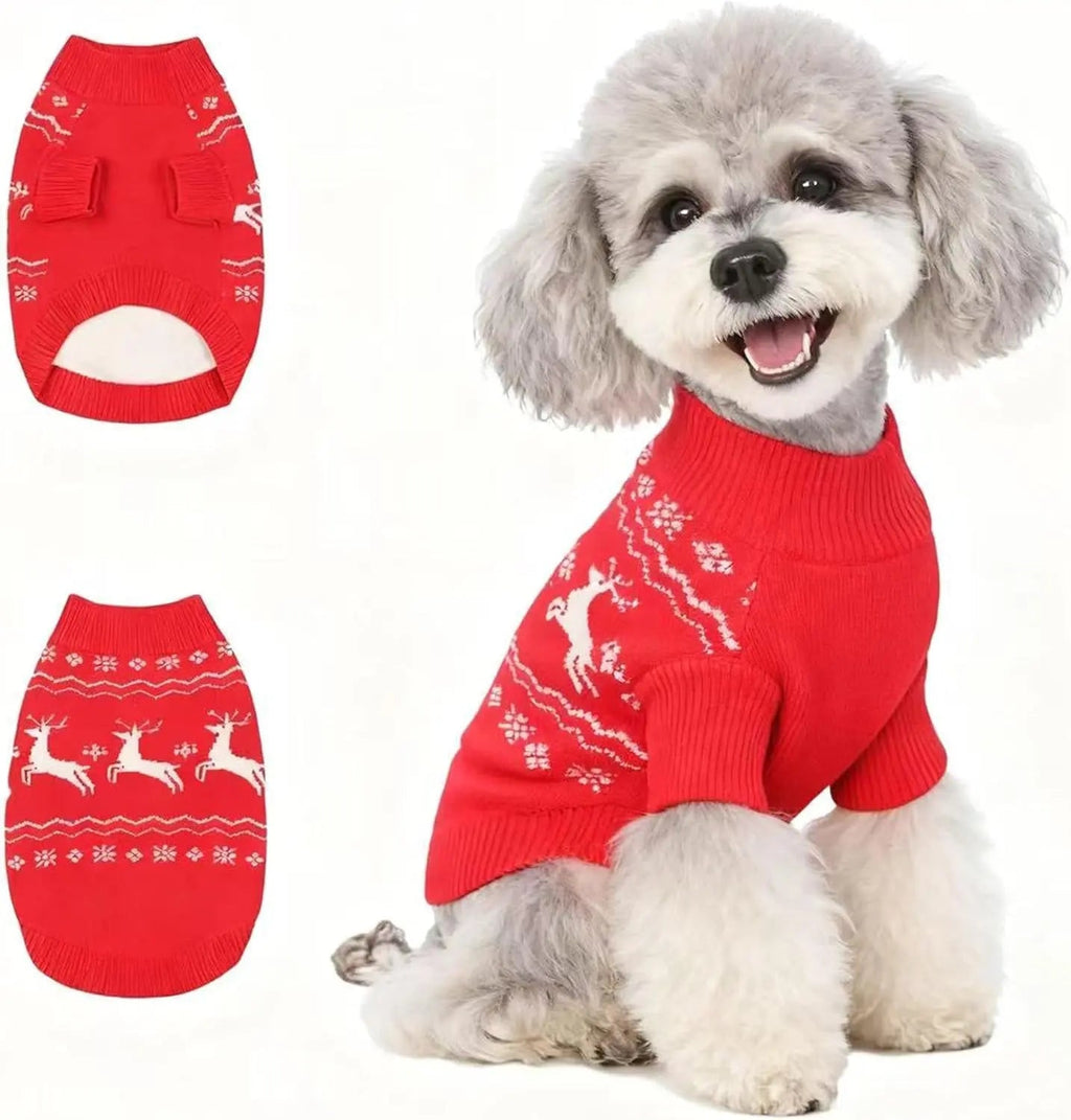Small Dog Warm Turtleneck Cable Knit Sweater Thermal Pullover All Colors