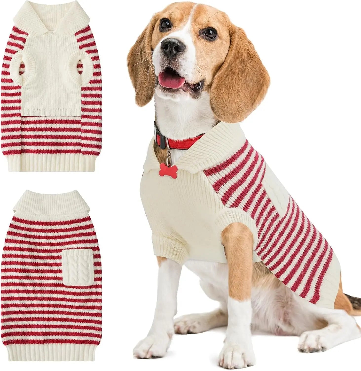 Small Dog Warm Turtleneck Cable Knit Sweater Thermal Pullover All Colors