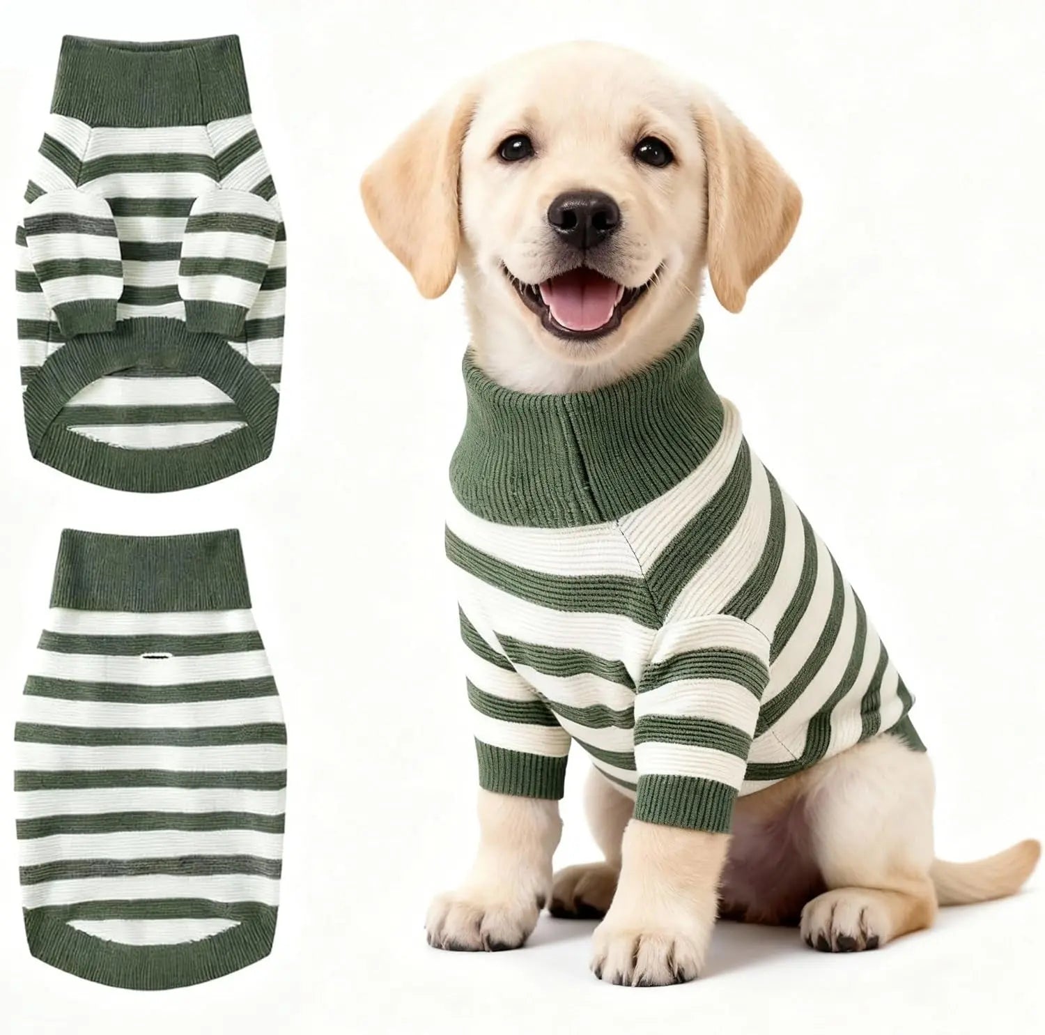 Small Dog Warm Turtleneck Cable Knit Sweater Thermal Pullover All Colors