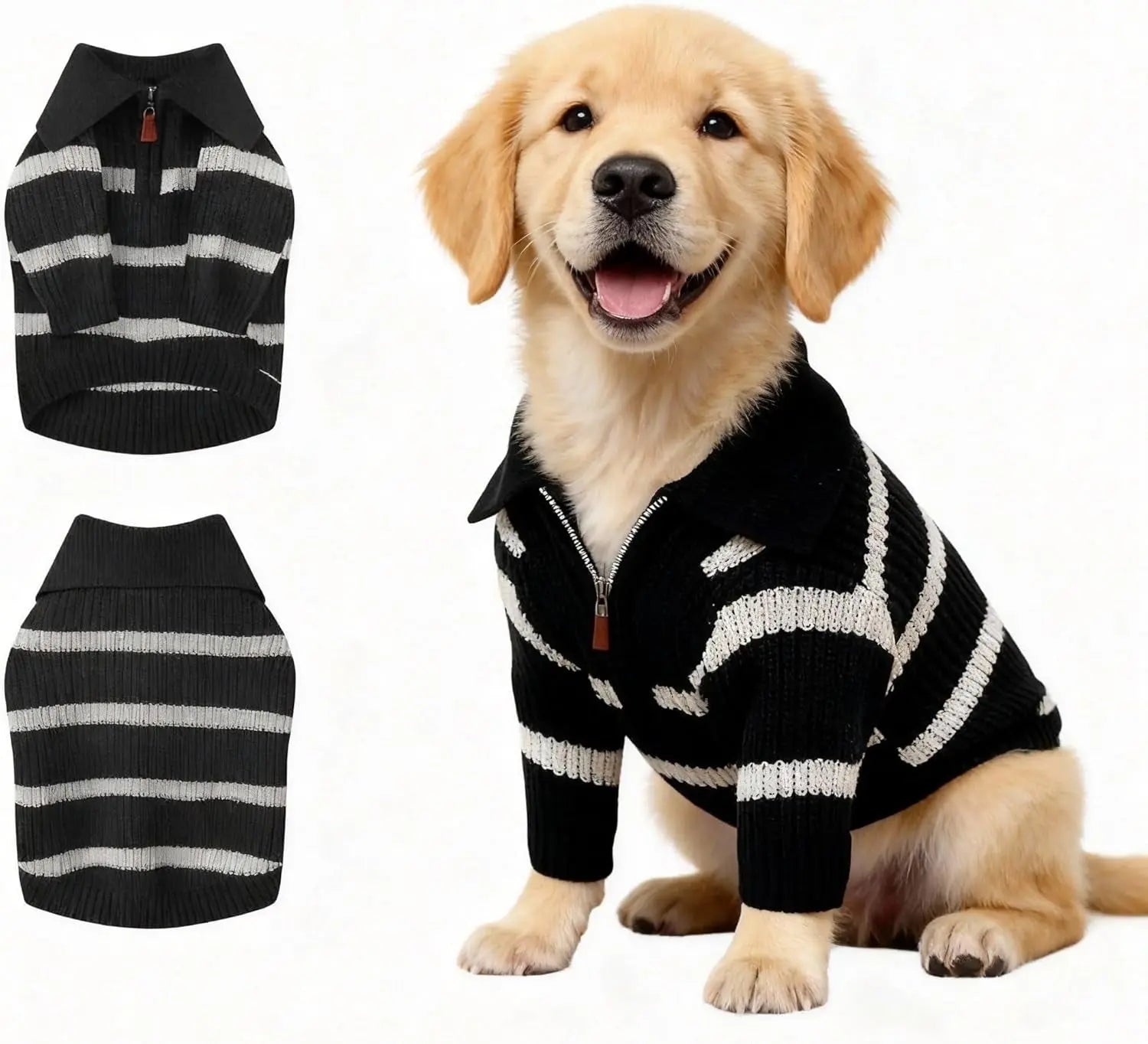 Small Dog Warm Turtleneck Cable Knit Sweater Thermal Pullover All Colors